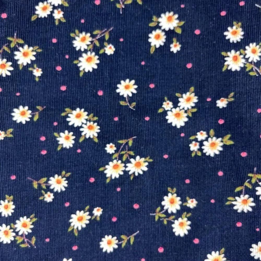 Princess Polly NWT Luisa Daisy Floral 90s Corduroy Mini Skirt